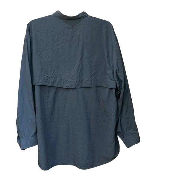 North Face Vented Long Sleeve Fishing UPF Button Down Collar Shirt Size XXL - Picture 3 of 8